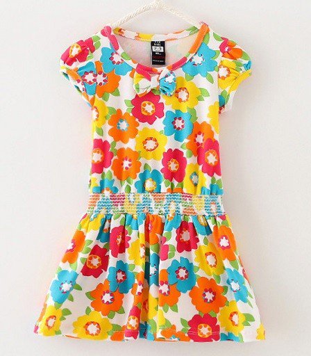 Платье с цветами на 2-4 года в Slonenok.kz